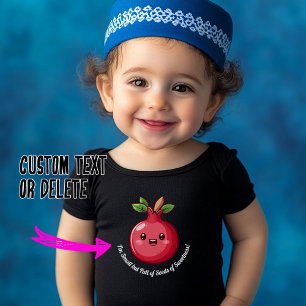 Full of Sweetness with custom text Baby Bodysuit