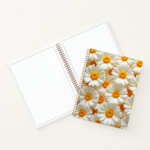 full of yellow-orange flowers notebook