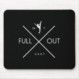 Full Out 24 7 Cross Cheerleading Scale Stunt Cheer Mouse Pad
