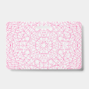 Full Pattern Neon Pink ID Badge – Customisable