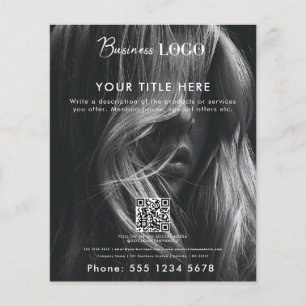 Full Photo Beauty Hair Nail Salon Hairdresser Flyer