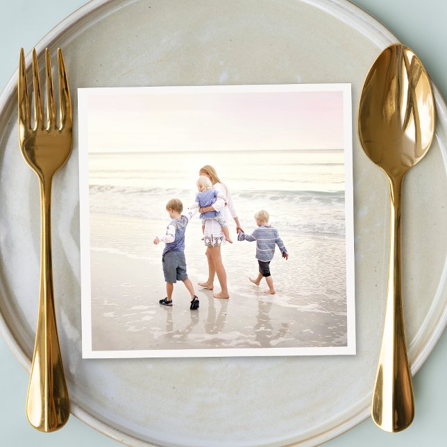 Full Photo Custom Image Upload Napkin (Creator Uploaded)