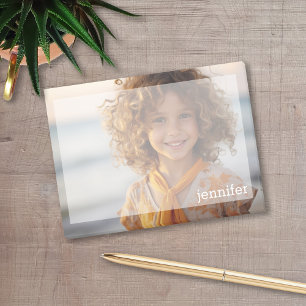 Full Photo Design with Custom Name Post-it Notes