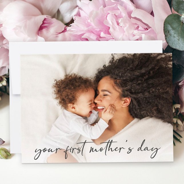 Full Photo First Mother's Day Card (Creator Uploaded)