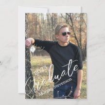 Full Photo Graduation Announcement