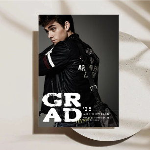Full photo graduation announcement & invitation