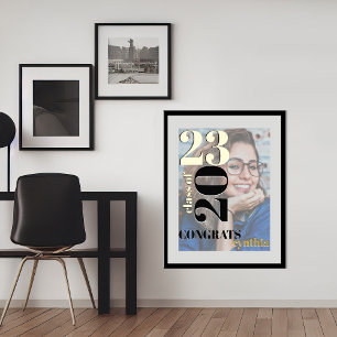 Full Photo Overlay Congrats Grad Foil Prints