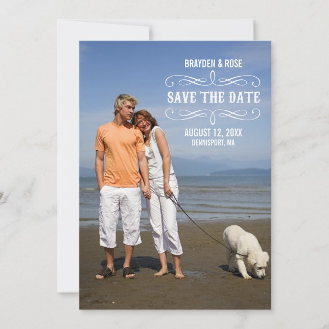 Full Photo Save The Date (Front)