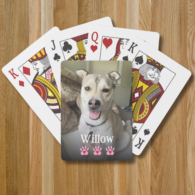 Full photo template pet memory playing cards (Creator Uploaded)