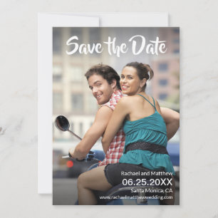 Full Photo Wedding Save the Date