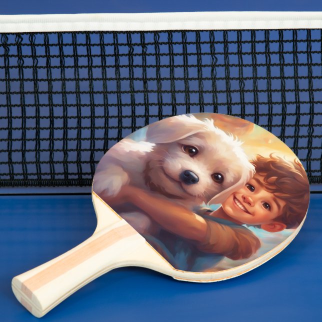 Full Print   Back Ping Pong Paddle (Insitu)