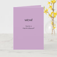 Full Professor Congratulations Academic Promotion 