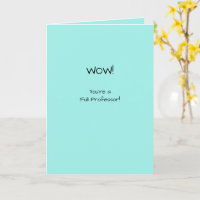 Full Professor Congratulations Promotion in Rank