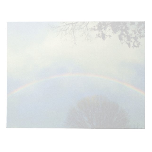 Full rainbow in Seurat style Notepad (Front)
