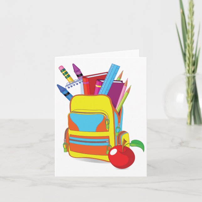Full School Bag Note Cards (Front)