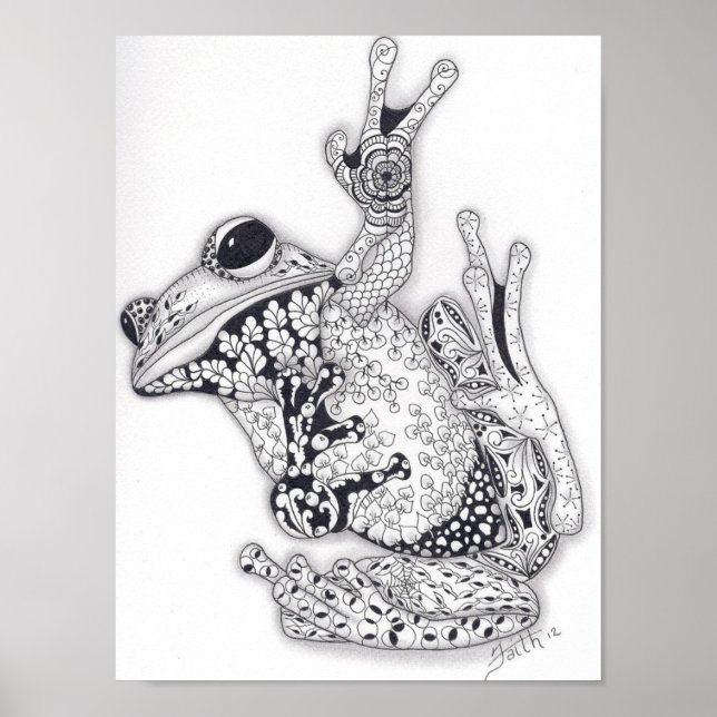 Full Size Tree Frog Poster (Front)