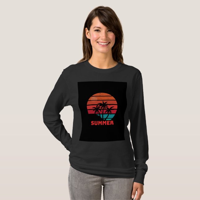 full sleeves summer design T-Shirt (Front Full)