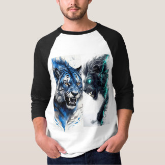 full sleves t- shirt white and black colour