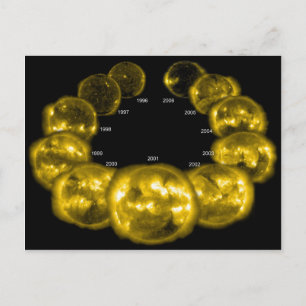 Full Solar Cyle of the Sun Postcard