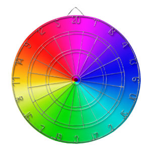 Full Spectrum Rainbow Dartboard
