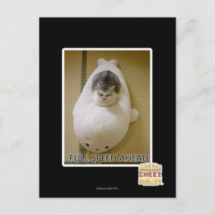 Full Speed Ahead Postcard