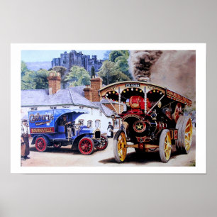 Full steam ahead poster