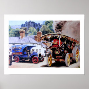 Full steam ahead poster