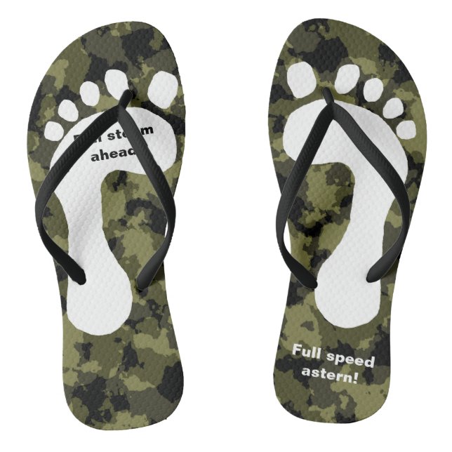 Full Steam Ahead Thongs (Footbed)