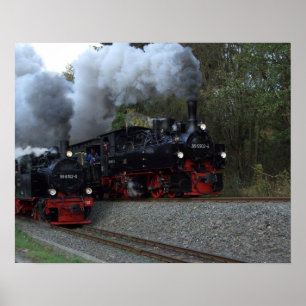 Full Steam Ahead Train Print