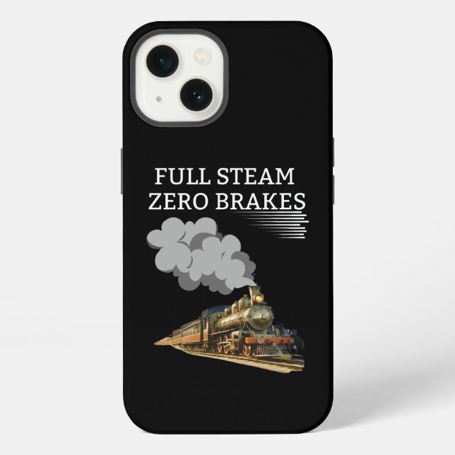 Full Steam Zero Breaks iPhone Case (Back)