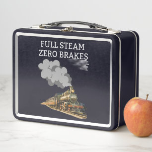 Full Steam Zero Breaks Metal Lunch Box