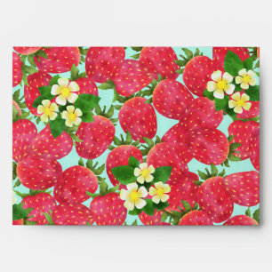 Full Strawberry Blue Envelope