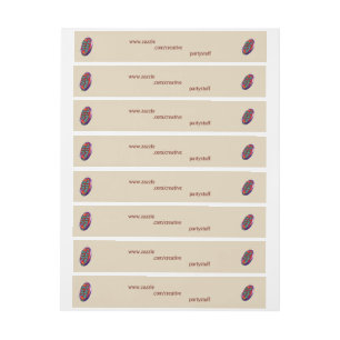 full strip address label,business label 