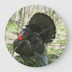 FULL STRUT TURKEY WALL CLOCK