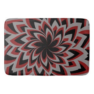 FULL SWIRL FLOWER  BATH MAT