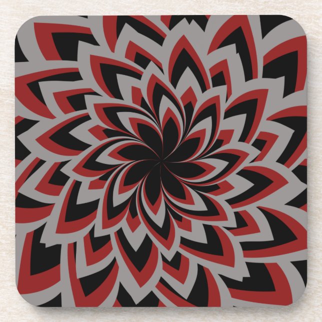 FULL SWIRL FLOWER  COASTER (Front)
