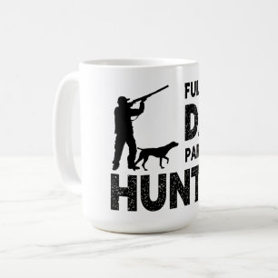 Full-Time Dad Part-Time Hunter Funny Hunting Dad Coffee Mug