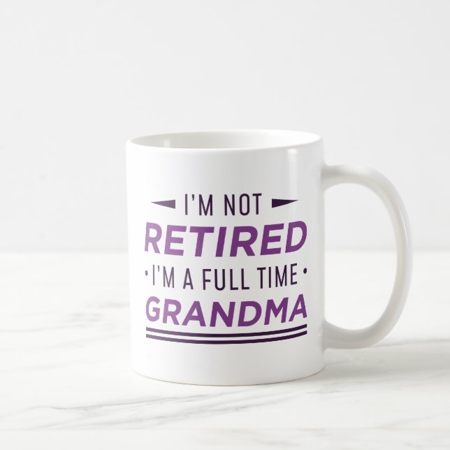 Full Time Grandma Coffee Mug (Right)
