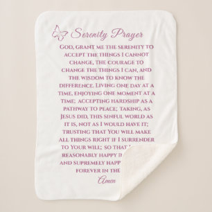Full Version Serenity Prayer Blanket