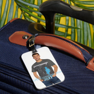 Full Vertical Photo - Script Custom Luggage Tag