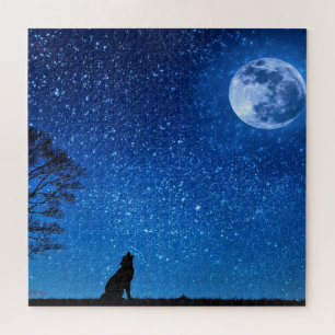 Full Wolf Moon - Jigsaw Puzzle