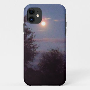 full Wolf Moon rising iPhone 11 Case