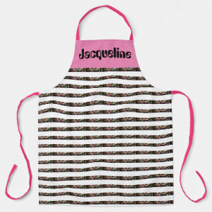 Full Womens Colorful Playful Sewing Thread Design  Apron