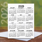 Full Year View Calendar - Basic Minimal