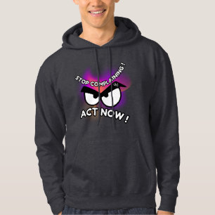 Full-Zip Hoodie : Act Now (dark grey)