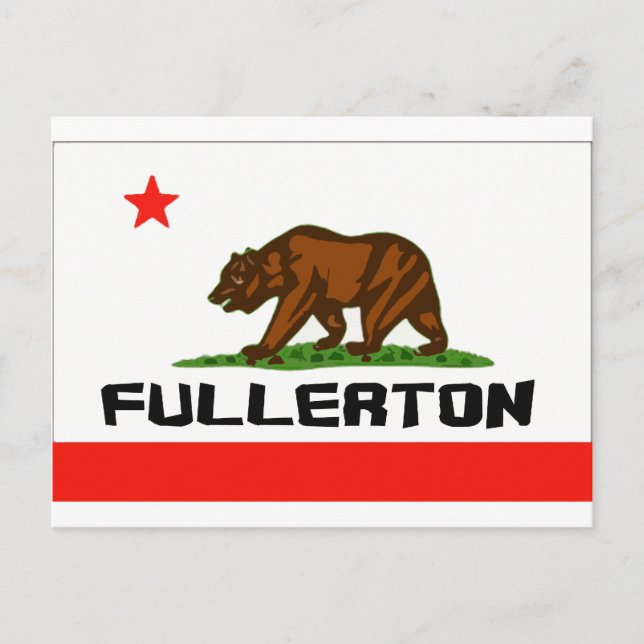 Fullerton,Ca -- Products Postcard (Front)