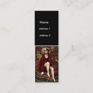 FullFigureLady Mini Business Card