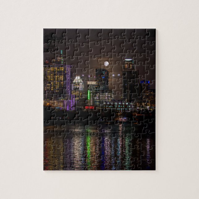 FullMoonAUstinDLR_0436 Jigsaw Puzzle (Vertical)