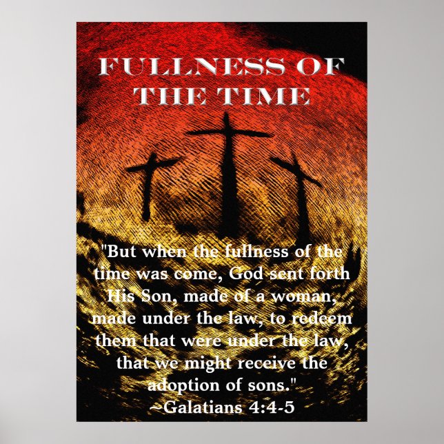 Fullness of the Time Poster (Front)