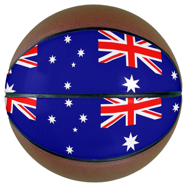 Fullsize Basketball with Flag of Australia (Front)
